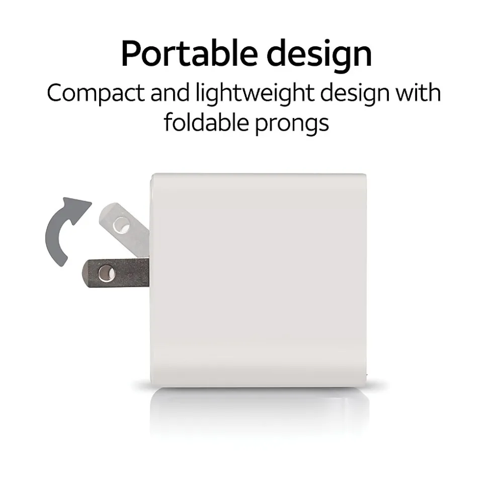 AT&T Type-C Power Adapter, 18-Watt, White, (PDC18)