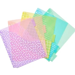 Avery Big Tab Insertable Plastic Dividers with Pocket, 5 Tabs, Multicolor Pastel (07714)