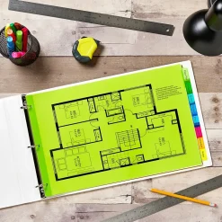 Avery Big Tab Insertable Plastic Dividers for 11" x 17" Binders, 8 Tabs, Multicolor (11179)