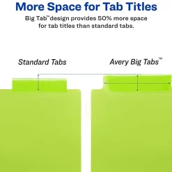 Avery Big Tab Insertable Plastic Dividers for 11