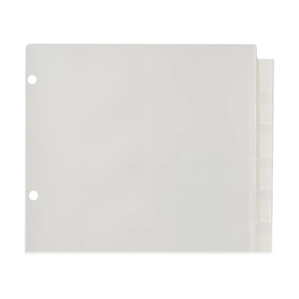 Avery Big Tab Insertable Plastic Dividers, 8 Tab, Clear (11836)