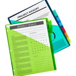 Avery Big Tab Insertable Plastic Divider, 8 Tabs, Multicolor, 1 Set (11903)