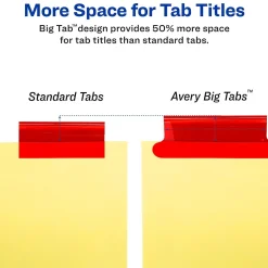 Avery Big Tab Insertable Paper Divider, 8 Tabs, Multicolor, 1 Set (11111)