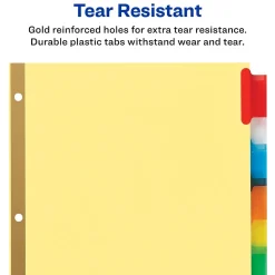 Avery Big Tab Insertable Paper Divider, 8 Tabs, Multicolor, 1 Set (11111)