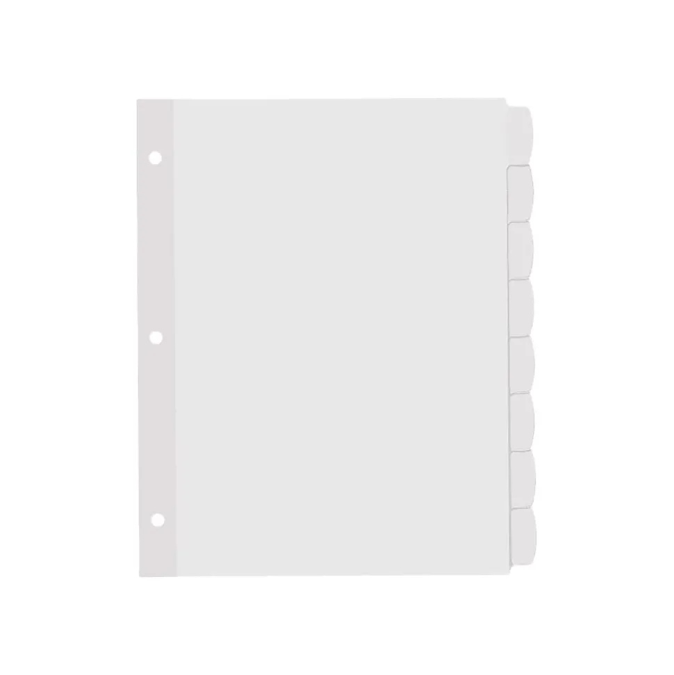 Avery Big Tab Printable Paper Dividers with White Labels, 8 Tabs, 20 Sets/Pack (11435)
