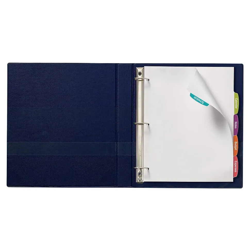 Avery Big Tab Printable Paper Dividers with White Labels, 5 Tabs, 20 Sets/Pack (11434)