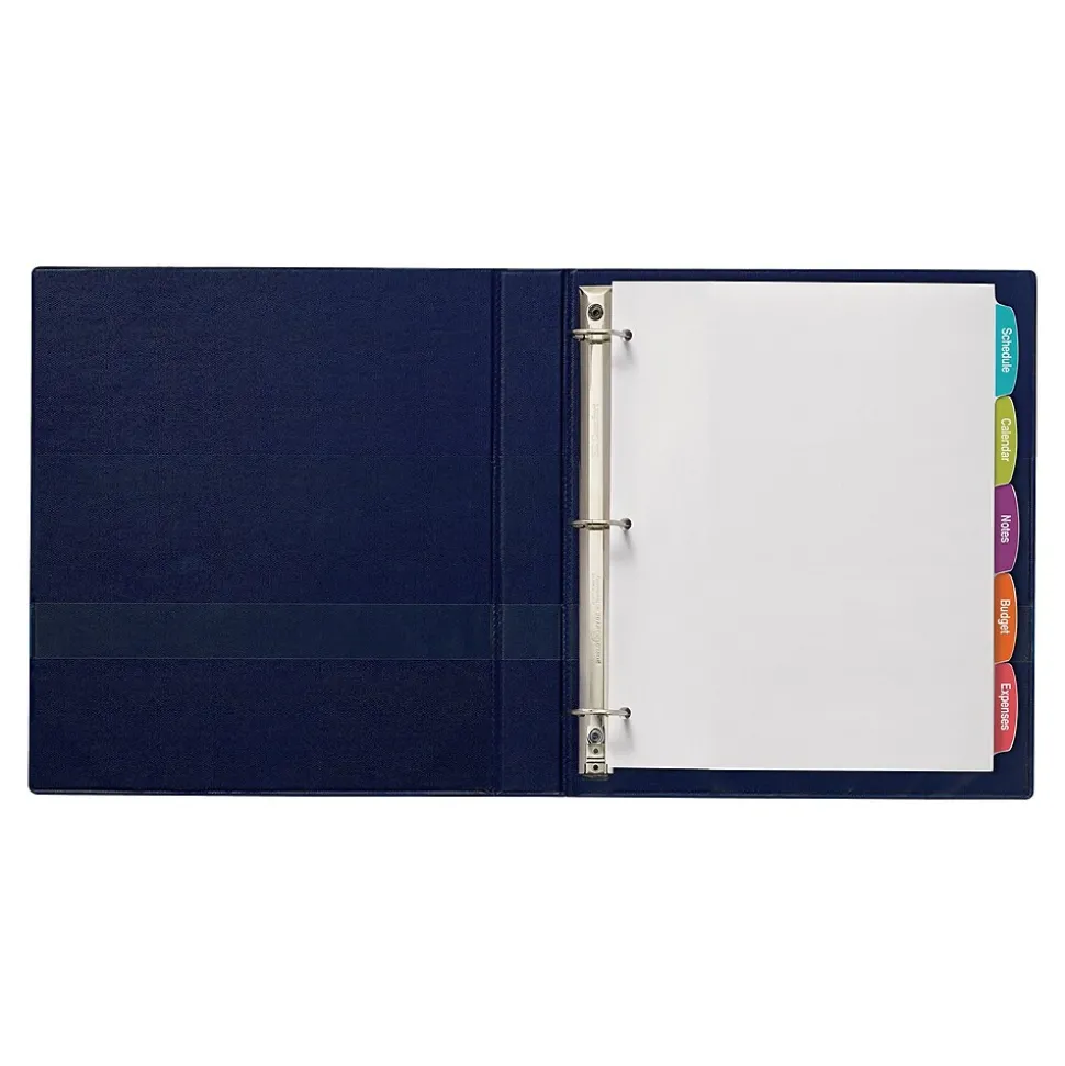 Avery Big Tab Printable Paper Dividers with White Labels, 5 Tabs, 20 Sets/Pack (11434)