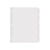 Avery Big Tab Printable Paper Dividers with Large White Labels, 5 Tabs, White, 20 Sets/Pack (14440)