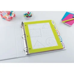 Avery Big Tab Ultralast Plastic Dividers with White Tab Labels, 5 Tabs, Multicolor (24900)