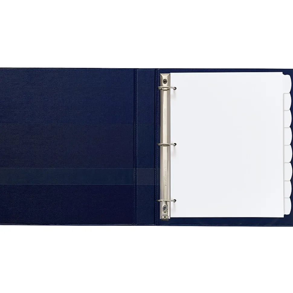 Avery Big Tab Write & Erase Plastic Dividers, 8 Tabs, White (16371)