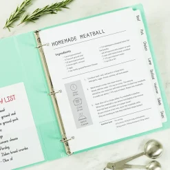 Avery Big Tab Write & Erase Paper Divider, 8 Tabs, White/Gold Reinforced, 1 Set (23078)