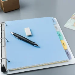 Avery Big Tab Write & Erase Plastic Dividers, 5 Tabs, Multicolor (16170)
