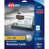 Avery Clean Edge Business Cards, 2" x 3 1/2", Matte White, 200 Per Pack (8871)