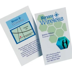 Avery Clean Edge Business Cards, 2" x 3 1/2", Matte White, 200 Per Pack (5871)