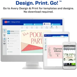 Avery Clean Edge Business Cards, 3.5