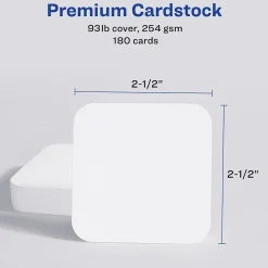 Avery Clean EdgeBusiness Cards, 2.5