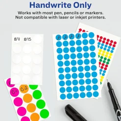 Avery Color-Coding Labels, 1/2 