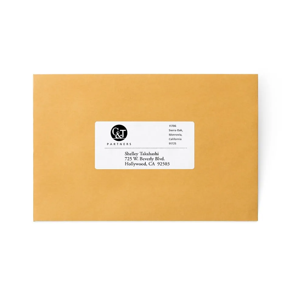 Avery Computer Labels, Dot Matrix Labels and Pin-Feed Labels, 1-15/16" x 4", White, 5,000 Labels/Pack (4022)