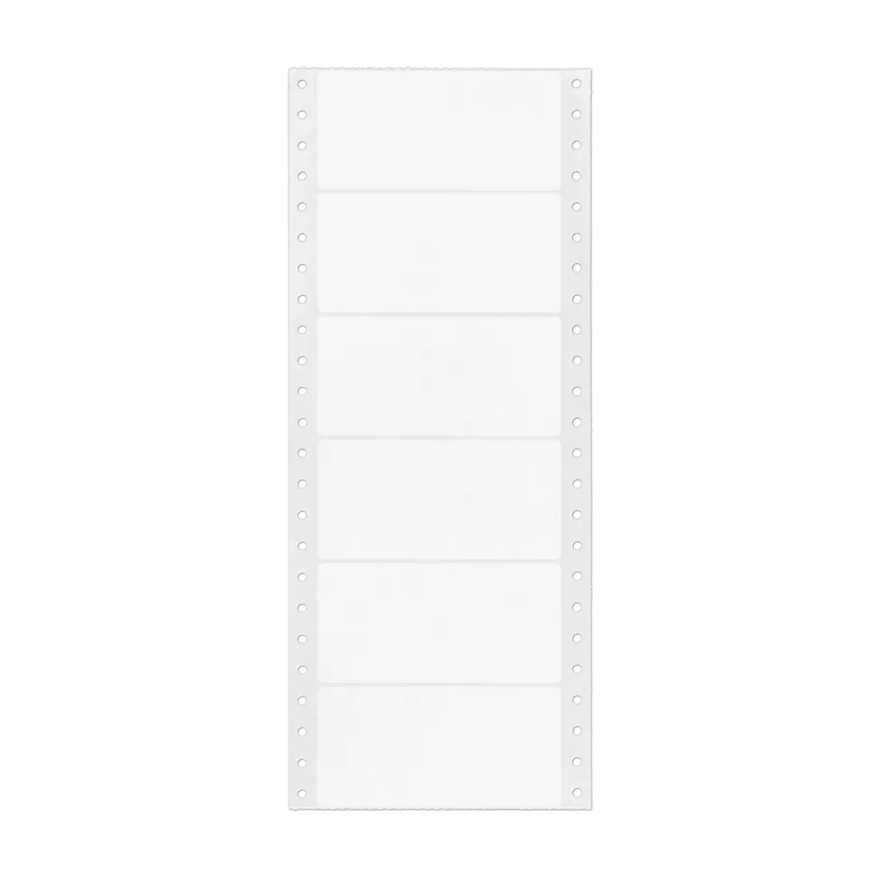 Avery Computer Labels, Dot Matrix Labels and Pin-Feed Labels, 1-15/16" x 4", White, 5,000 Labels/Pack (4022)