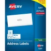 Avery Copier Address Labels, 1" x 2-13/16", White, 3300 Labels/Box (5351)