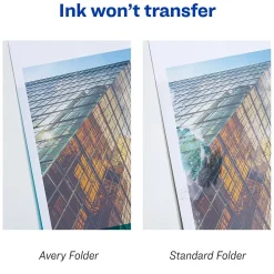 Avery Corner Lock Smooth Presentation Folder with Fasteners, Assorted, 6/Pack (72262)