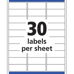 Avery Easy Peel Inkjet Address Labels, 1