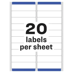 Avery Easy Peel Inkjet Address Labels, 1