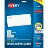 Avery Easy Peel Inkjet Return Address Labels, 2/3" x 1-3/4", White, 1,500 Labels/Pack (18695)