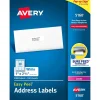 Avery Easy Peel Laser Address Labels, 1" x 2-5/8", White, 3,000 Labels/Box (5160)