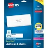 Avery Easy Peel Laser Address Labels, 1" x 4", White, 500 Labels/Pack (5261)