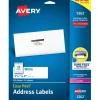 Avery Easy Peel Laser Address Labels, 1-1/3" x 4", White, 350 Labels/Pack (5262)