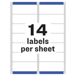 Avery Easy Peel Laser Address Labels, 1-1/3