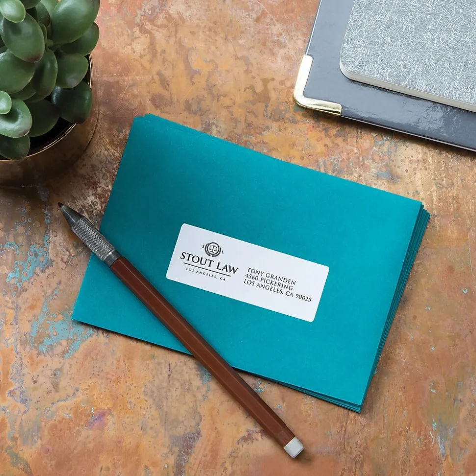 Avery Easy Peel Laser Address Labels, 1" x 2-5/8", Glossy White, 750 Labels/Pack (6526)