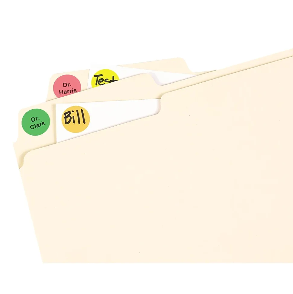 Avery Easy Peel Laser Color-Coding Labels, 3/4" Dia, Assorted Neon, 1,008 Labels/Pack (5474)