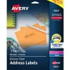 Avery Easy Peel Laser/Inkjet Address Labels, 1" x 2-5/8", Glossy Clear, 300 Labels/Pack (6521)