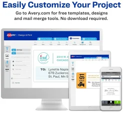 Avery Easy Peel Laser/Inkjet Address Labels, 1
