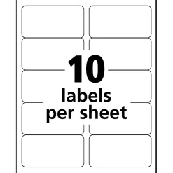 Avery EcoFriendly Laser/Inkjet Shipping Labels, 2