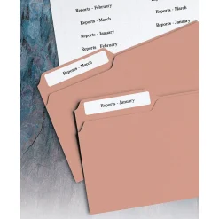Avery EcoFriendly Laser/Inkjet File Folder Labels, 2/3