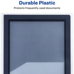 Avery Flexi-View 2-Pocket Presentation Folders, Black, 2/Pack (47847)