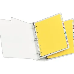 Avery Heavy-Duty Plastic Dividers with White Tab Labels, 5 Tabs, Multicolor (23080)