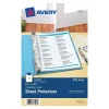 Avery Heavyweight Sheet Protectors, 5.5" x 8.5", Diamond Clear, 15/Pack (77007)