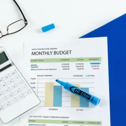 Avery Hi-Liter Tank Highlighters, Chisel Tip, Blue, Dozen (07746)