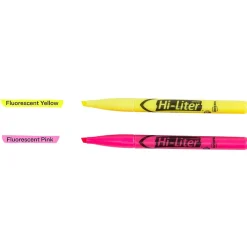 Avery Hi-Liter The Original Pen-Style Stick Highlighters, Chisel, Assorted, 24/Pack (29861)