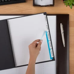 Avery Index Maker Paper Dividers with Print & Apply Label Sheets, 5 Tabs, White, 5 Sets/Pack (11431)