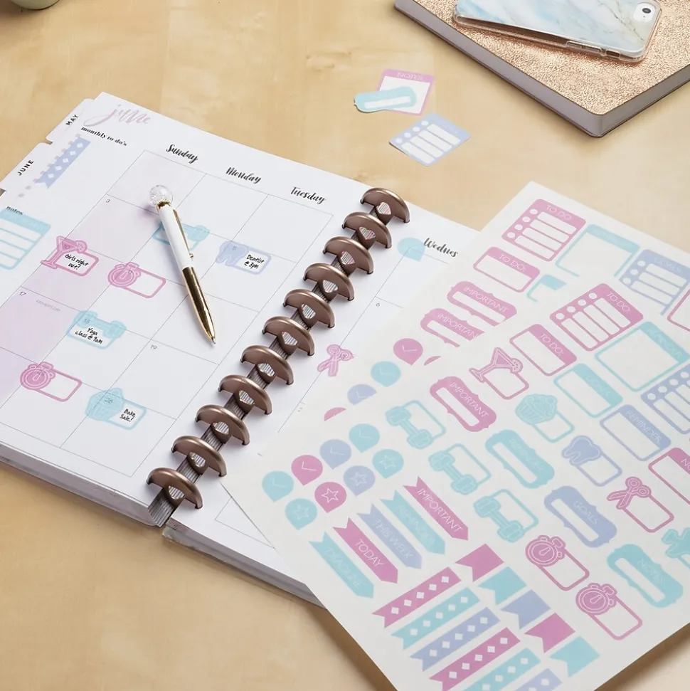 Avery Inkjet Multipurpose Sticker Paper, 8.5" x 11", White, 15 Stickers/Pack (3383)