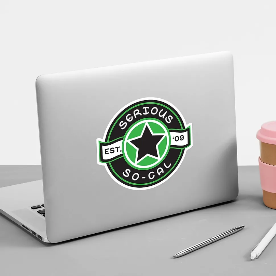 Avery Inkjet Multipurpose Sticker Paper, 8.5" x 11", White, 15 Stickers/Pack (3383)