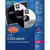 Avery Laser Media Labels, White Matte, 40 Disc and 80 Spine Labels/Pack (5692)