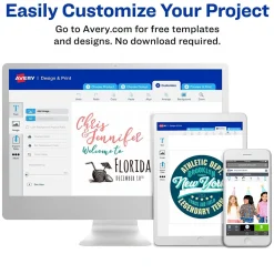 Avery Laser/Inkjet Multipurpose Printable Sticker Project Paper, 8.5