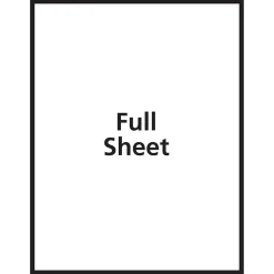 Avery Laser/Inkjet Multipurpose Printable Sticker Project Paper, 8.5