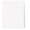 Avery Legal Pre-Printed Numeric Paper Divider, 1 -25 Tabs, White, 1 Set (AVE01701)